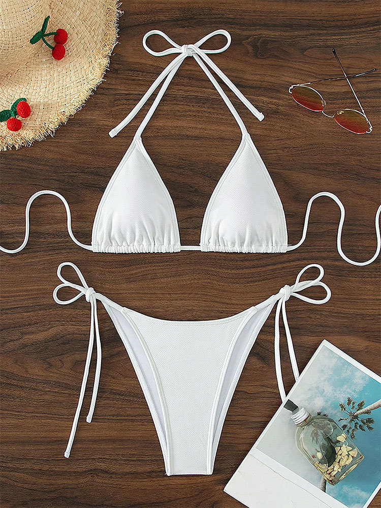 WHITE BIKINI SET