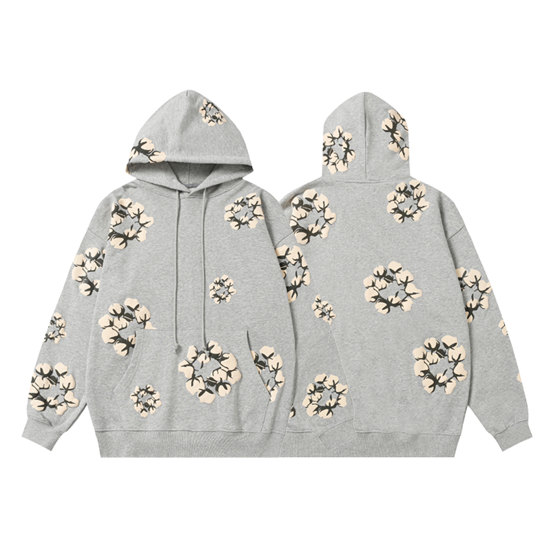 DENIM TEARS CACTUS TEARS HOODIE GRAY
