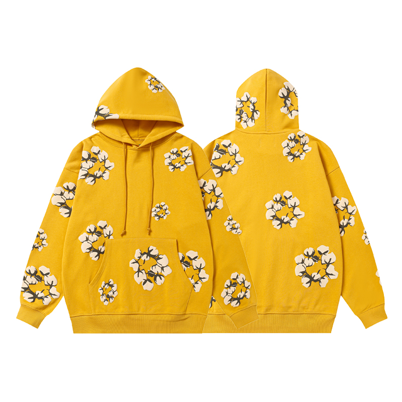 DENIM TEARS CACTUS TEARS HOODIE YELLOW