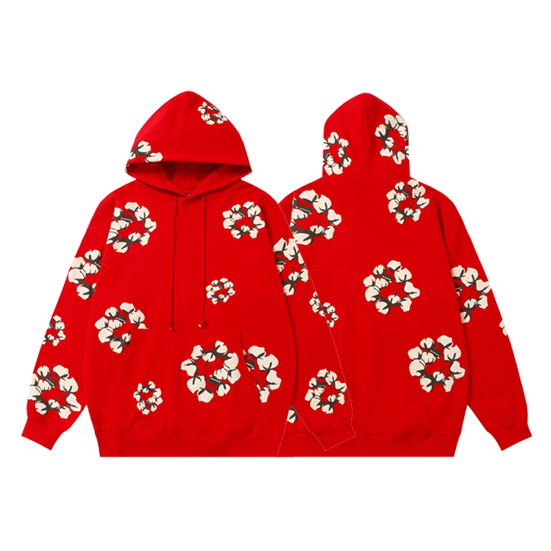 DENIM TEARS CACTUS TEARS HOODIE RED