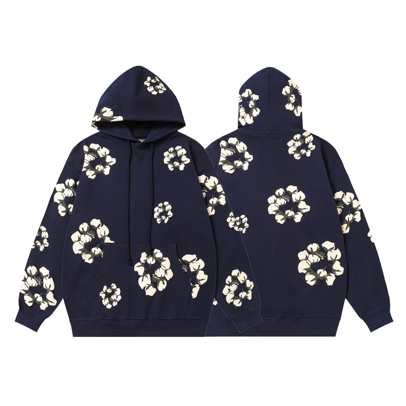 DENIM TEARS CACTUS TEARS HOODIE DARK PURPLE