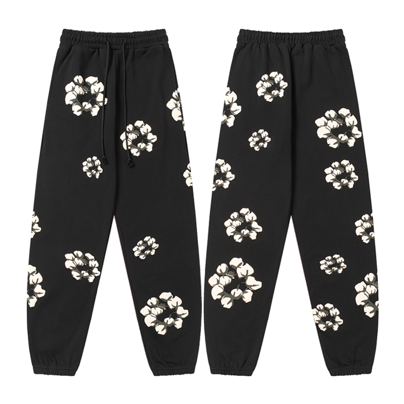 DENIM TEARS CACTUS TEARS PANTS BLACK