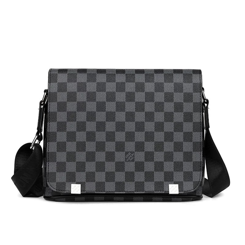 LV MESSENGER BAG BLACK CHECKERED