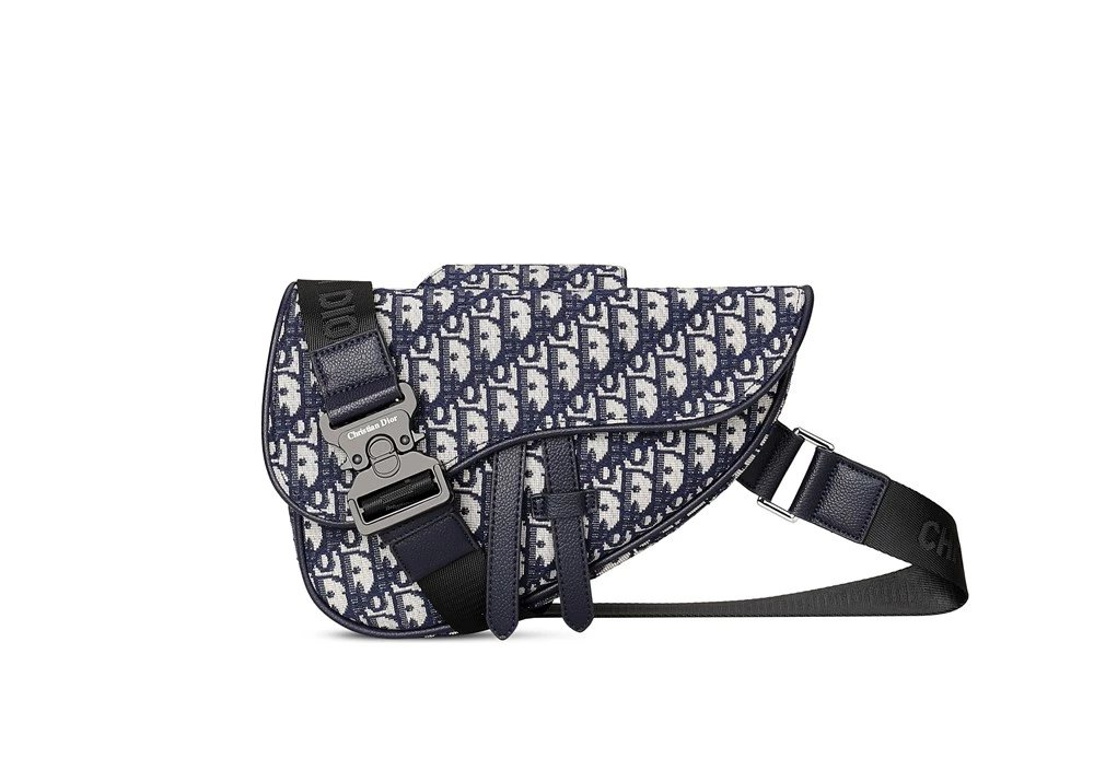 DIOR SADDLE BAG BLUE