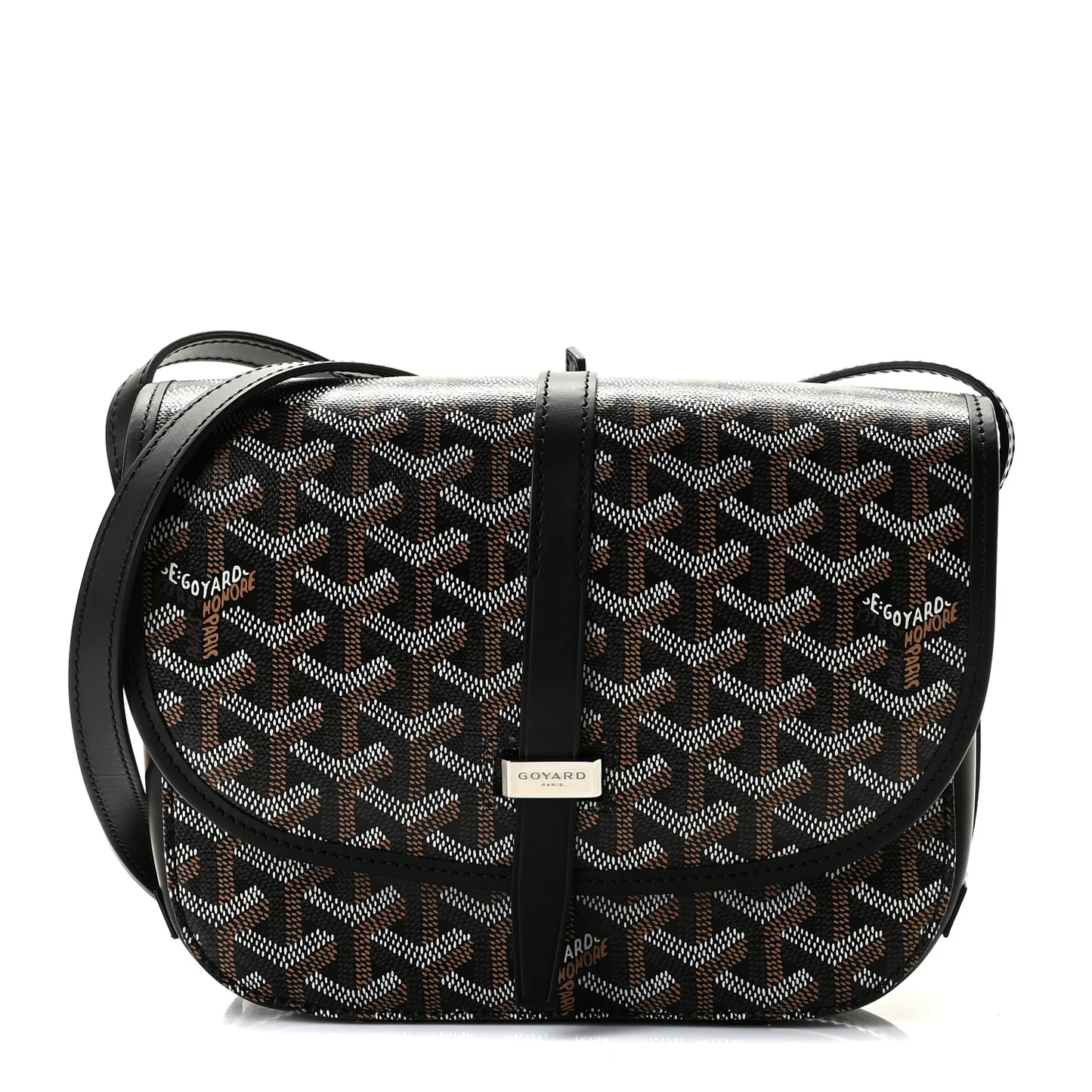 GOYARD BLACK MESSENGER BAG