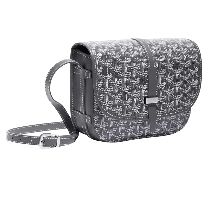 GOYARD GRAY MESSENGER BAG