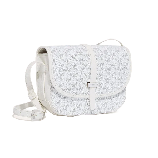 GOYARD WHITE MESSENGER BAG