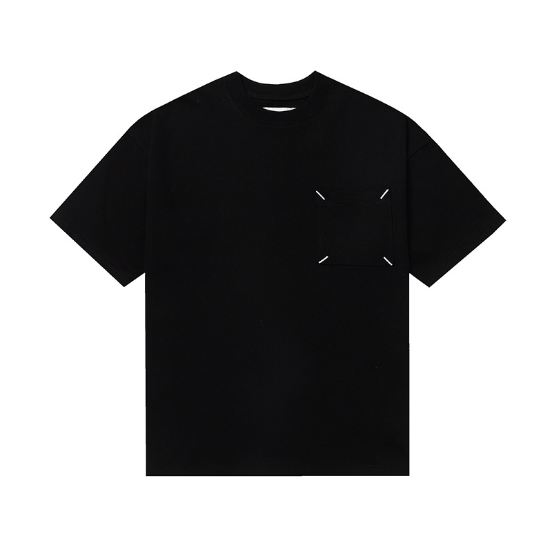 MAISON MARGIELA POCKET SQUARE SHIRT BLACK