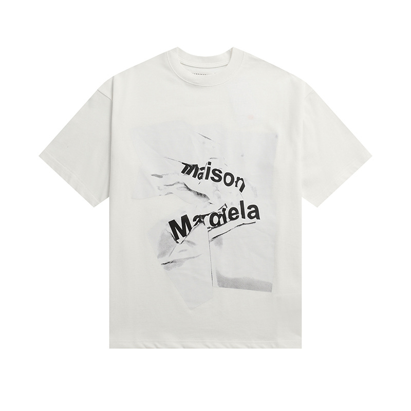 MAISON MARGIELA CRUMPLED PAPER SHIRT WHITE