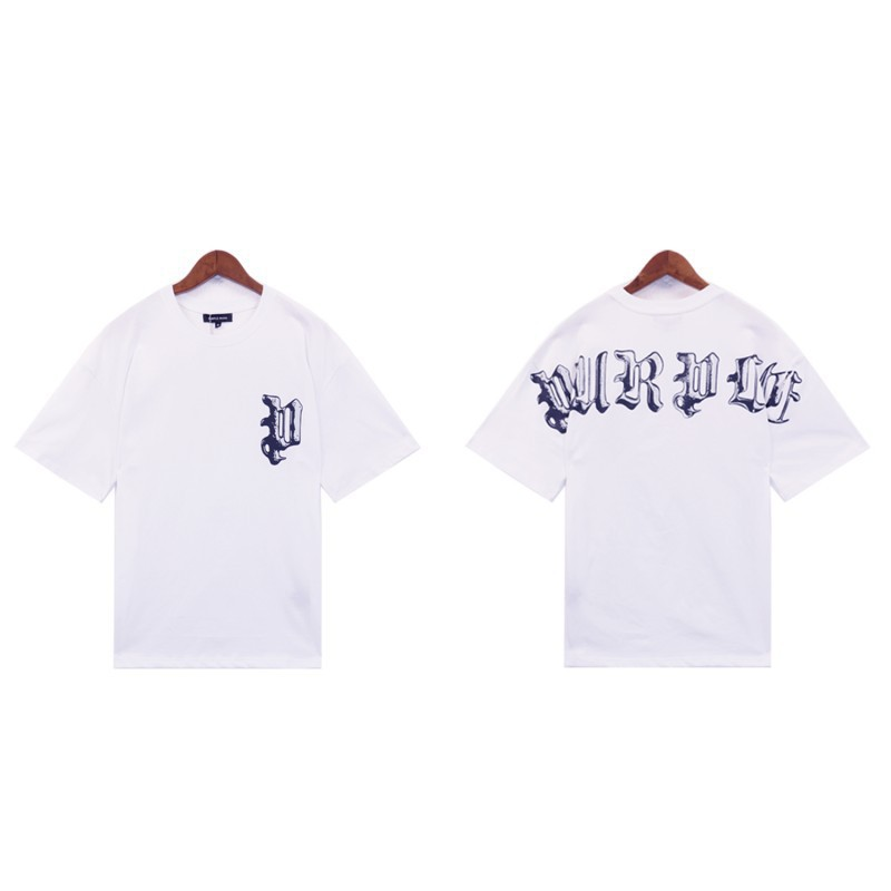 PURPLE BRAND P LOGO SHIRT WHITE/BLUE
