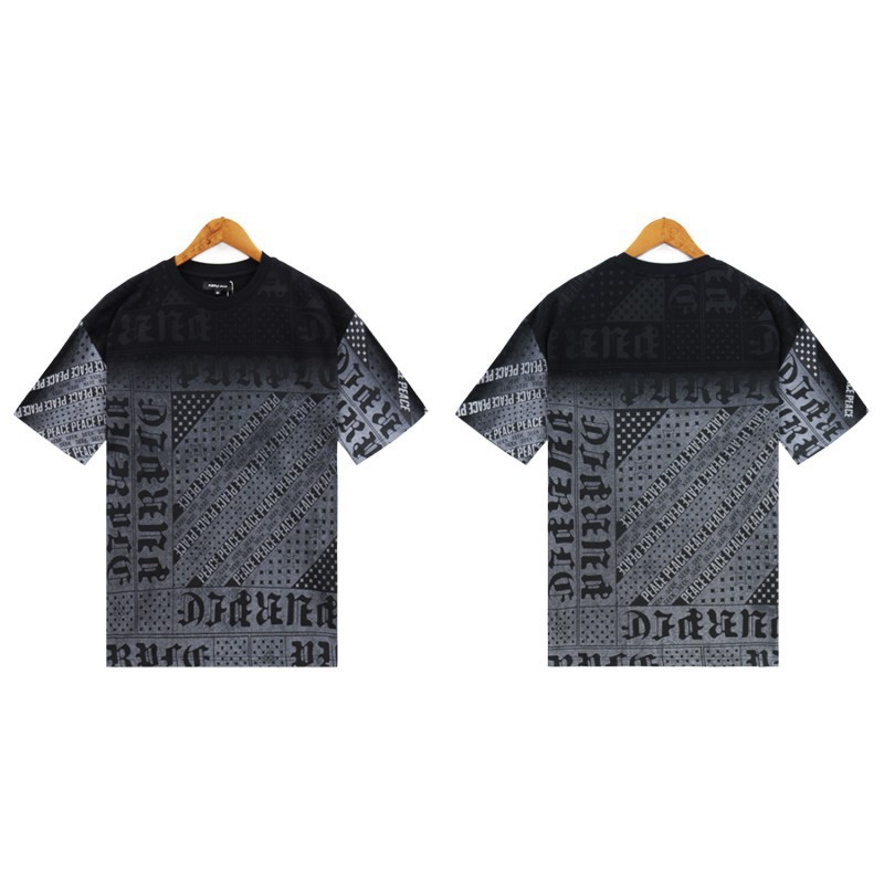 PURPLE BRAND BANDANA SHIRT BLACK