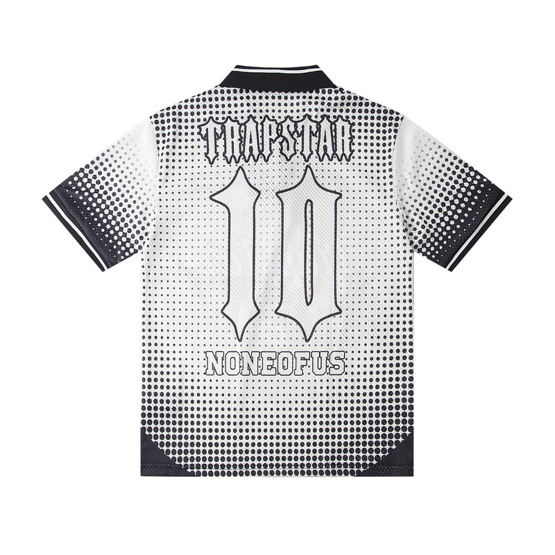 TRAPSTAR JERSEY BLACK CHILD WHITE