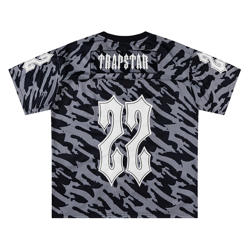 TRAPSTAR X NFL JERSEY BLACK