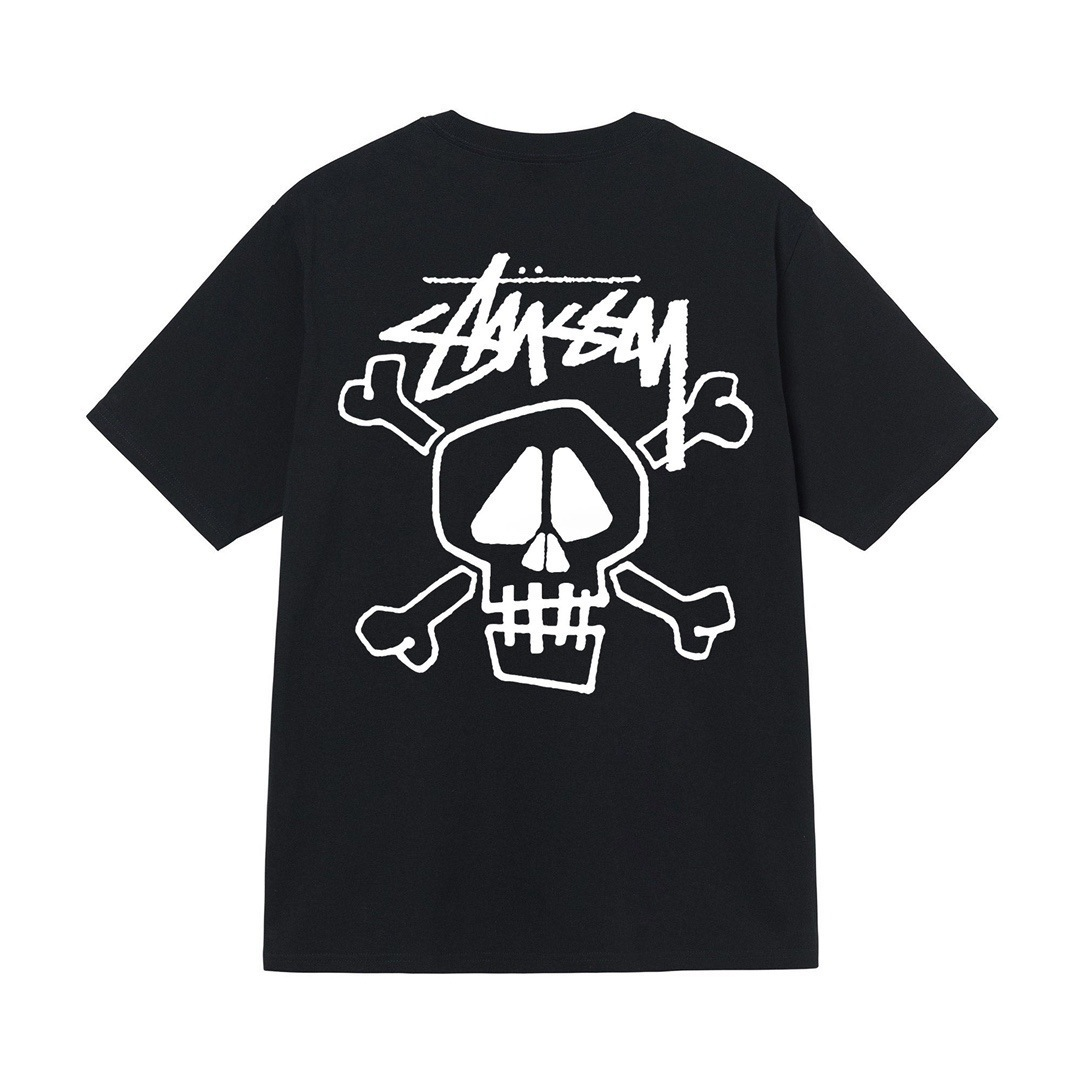 STUSSY SKULL SHIRT BLACK