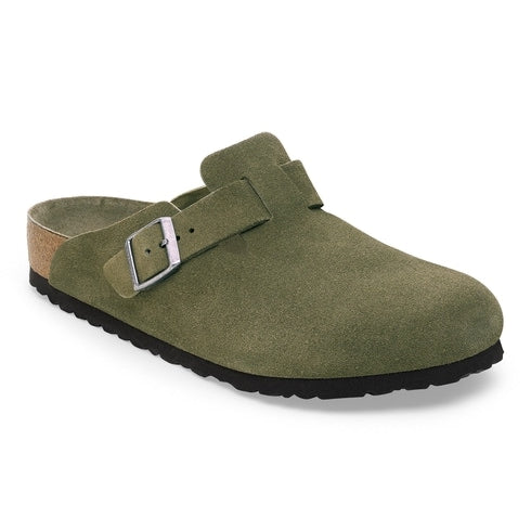 birkenstock Boston slides army green