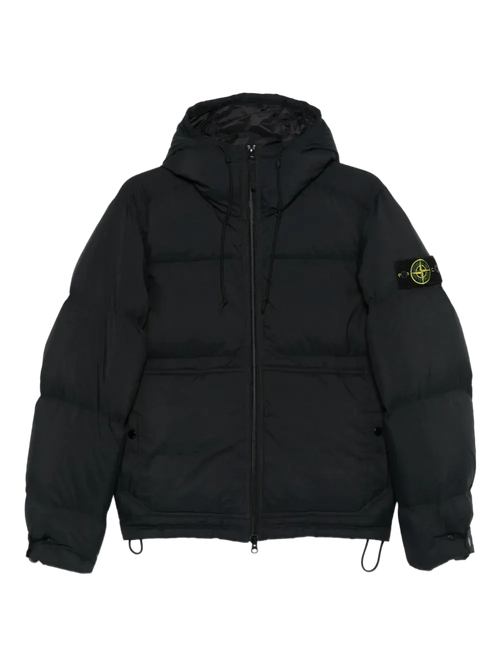 STONE ISLAND BLACK PUFFER