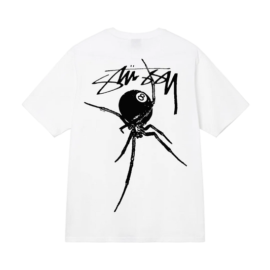 STUSSY WHITE SPIDER SHIRT