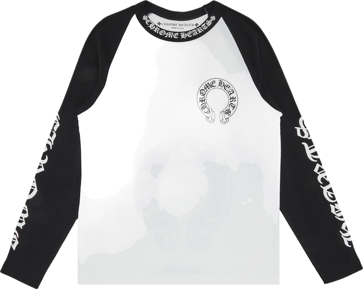 CHROME HEARTS BLACK AND WHITE LONG SLEEVE