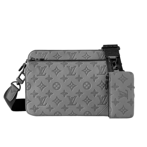 GREY LV MESSANGER BAG