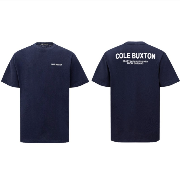 COLE BUXTON MINIMALISTIC SHIRT NAVY BLUE