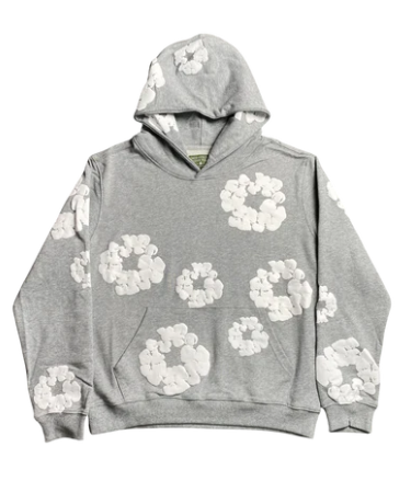 DENIM TEARS GRAY HOODIE - Size M