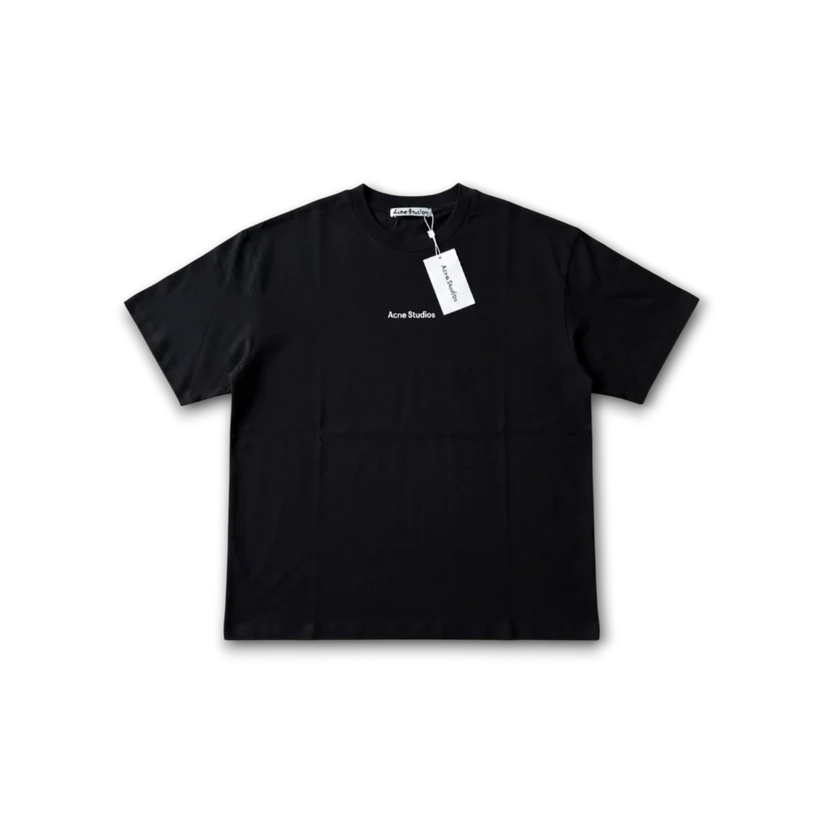 ACNE STUDIO CREW NECK BLACK TEE