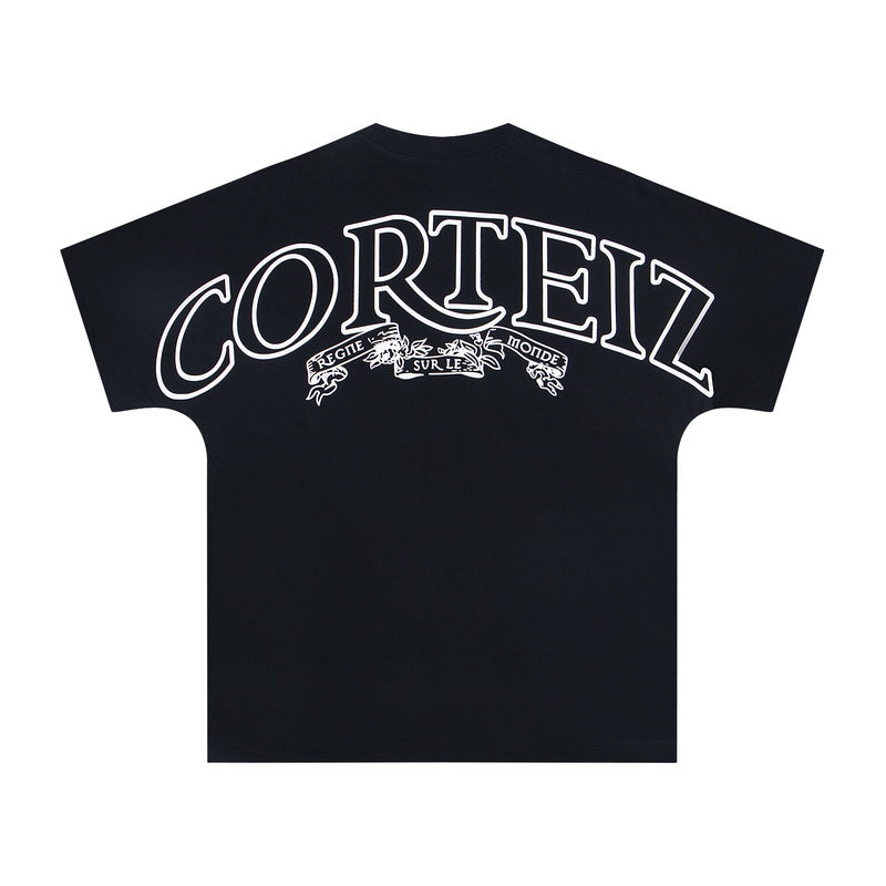 CORTEIZ SHOULDER WIDTH BLACK SHIRT