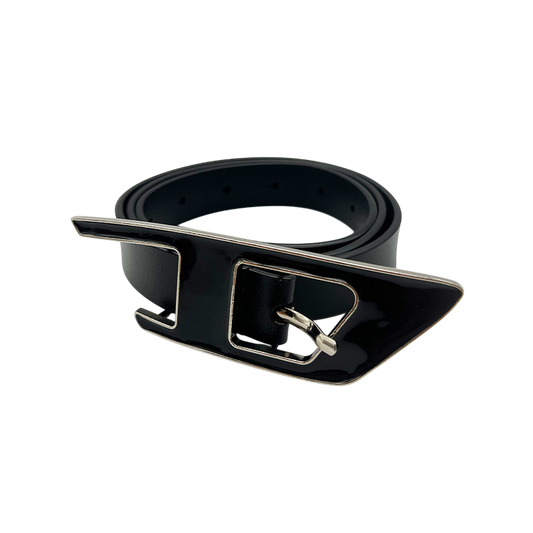 DIESEL D-LOGO BLACK BELT