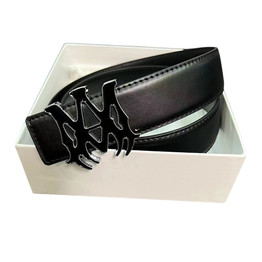 AMIRI MONOGRAM BLACK BELT