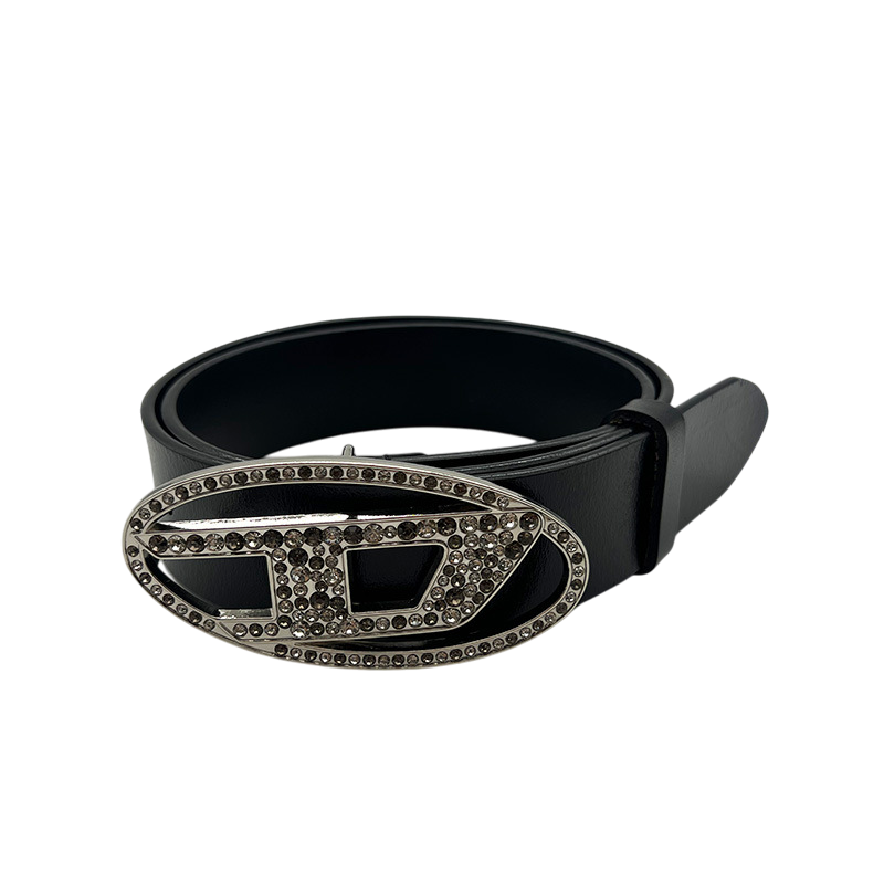 DIESEL CRYSTAL SILVER BELT