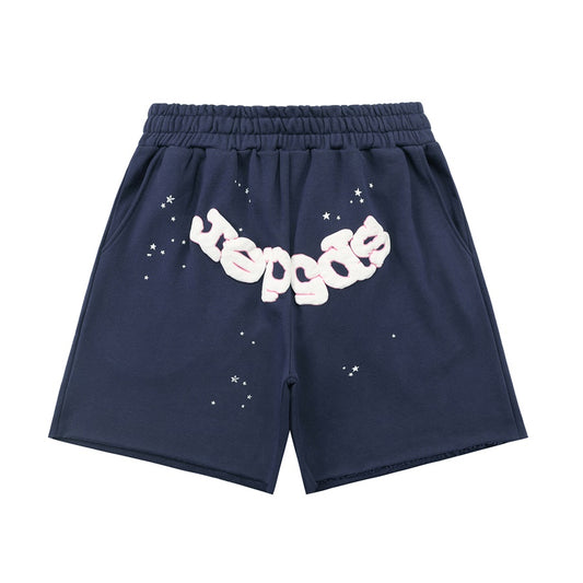 SP5DER NAVY SHORTS
