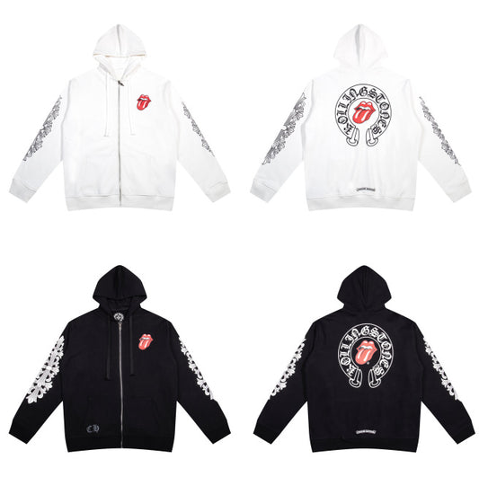 CHROME HEARTS X ROLLING STONES ZIPUP