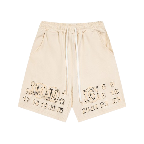 MAISON MARGIELA DISTORTED WHITE SHORTS