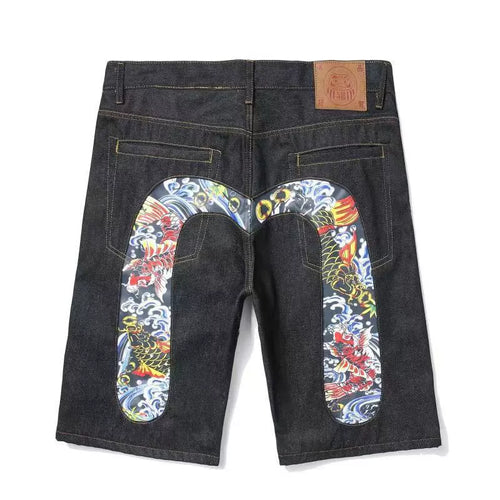 EVISU DROPLETS JORTS