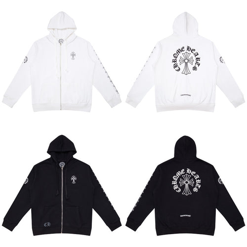 CHROME HEARTS HORSESHOE CROSS ZIPUP