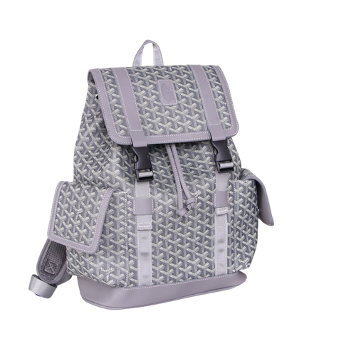 GOYARD BAG WITH CLIPS SILVER