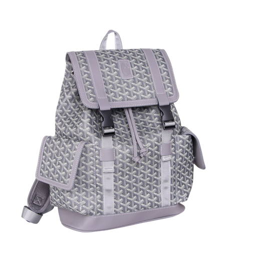 GOYARD BAG WITH CLIPS SILVER
