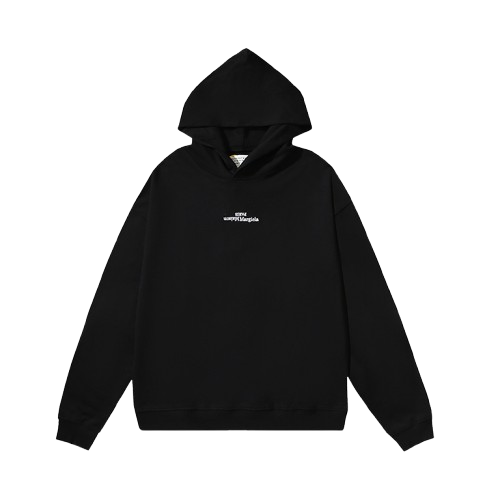 MAISON MARGIELA HOODIE BLACK
