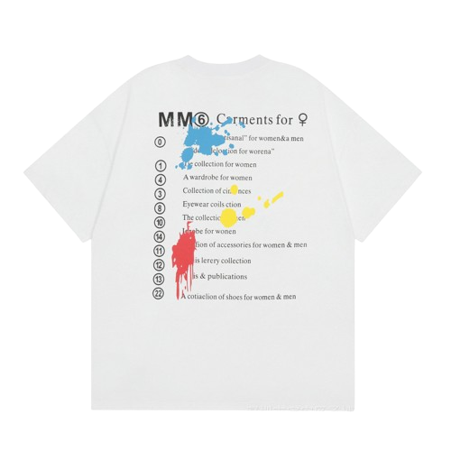 MAISON MARGIELA SPLATTER WHITE SHIRT