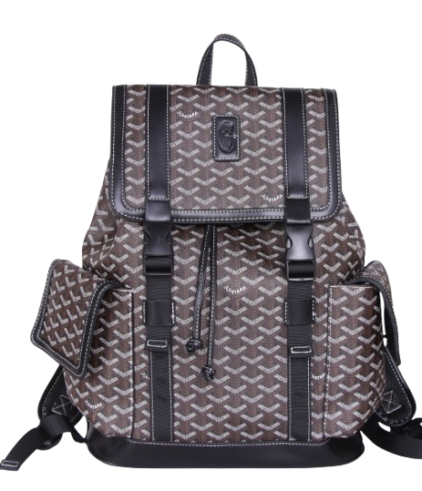GOYARD BAG WITH CLIPS BROWN
