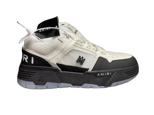 AMIRI SHOES WHITE ON BLACK