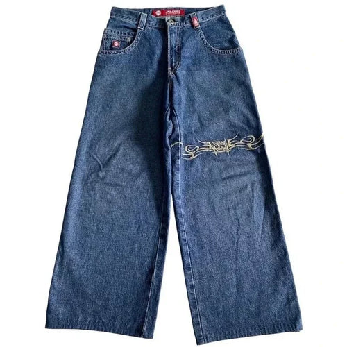 JNCO BLUE PATTERN JEANS