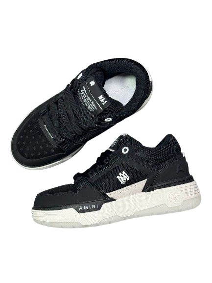 AMIRI SHOES BLACK ON WHITE