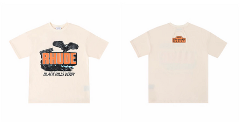 RHUDE APRICOT DERBY SHIRT