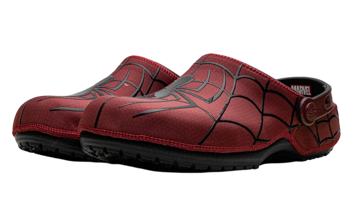 RED SPIDERMAN CROCS