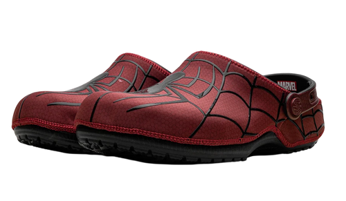 RED SPIDERMAN CROCS