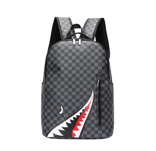 BAPE BLACK TIRED EYES BACKPACK