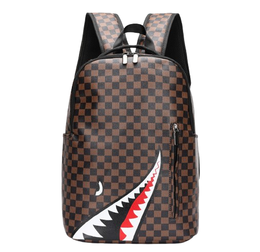 BAPE BROWN TIRED EYES BACKPACK