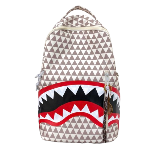 BAPE PATTERN TEETH BACKPACK