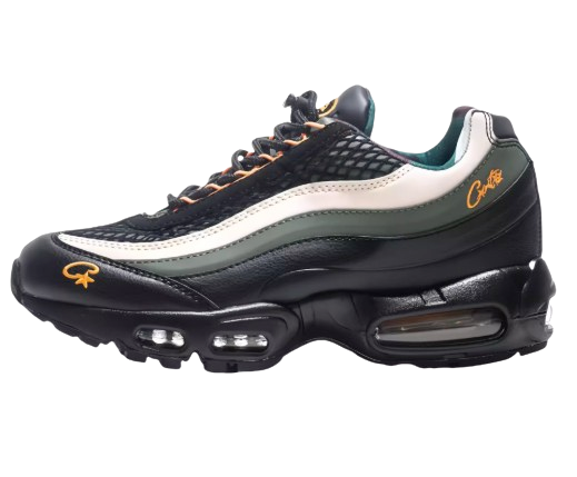 CORTEIZ AIR MAX 95 - BLACK AND WHITE GOLD